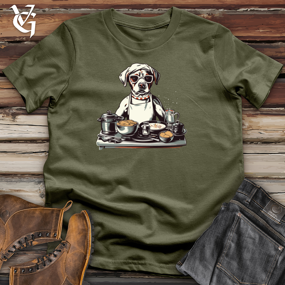 Vintage Chef Dog Cotton Tee