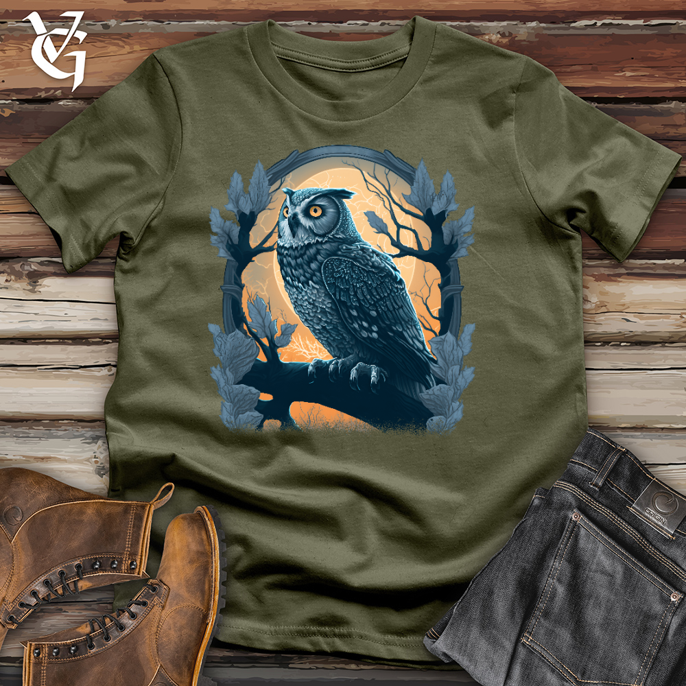 Owl Branch Cotton Tee