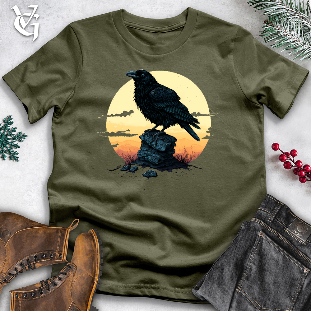 Steel Blue Raven Cotton Tee
