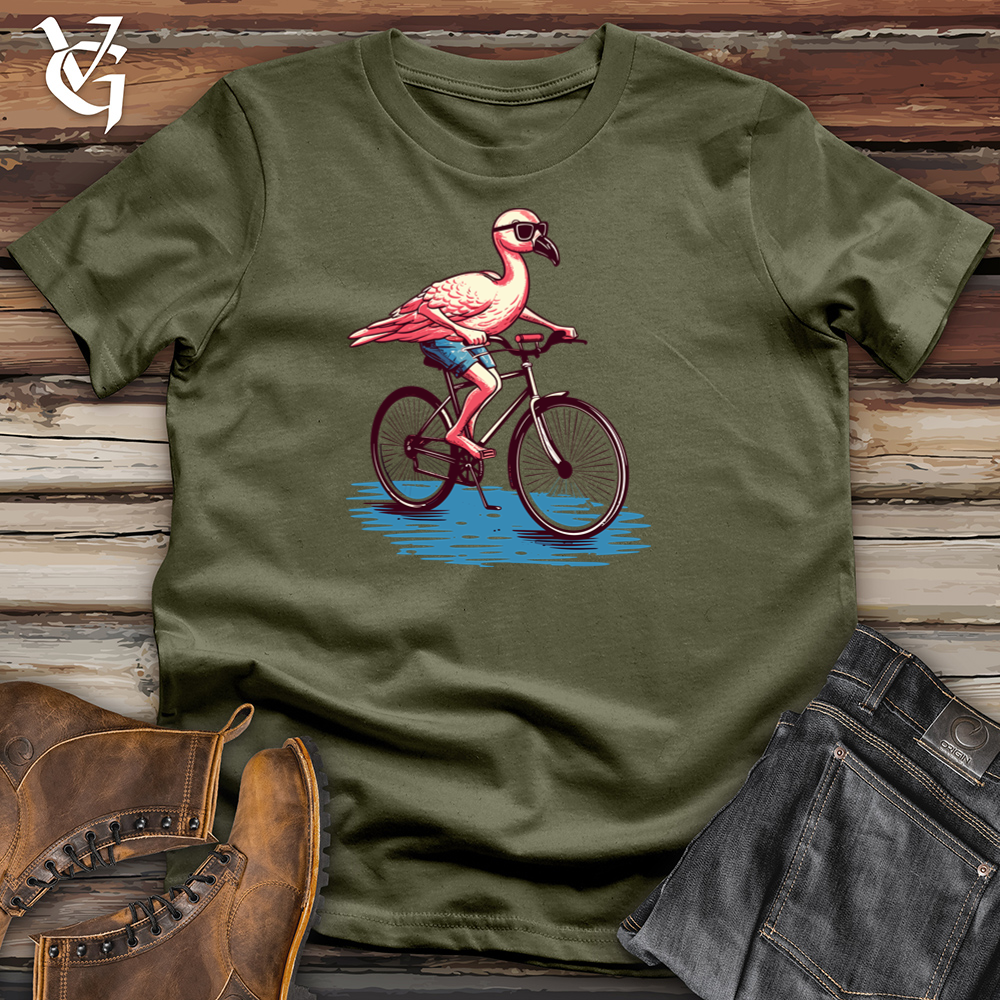 Flamingo Glide Ride Cotton Tee