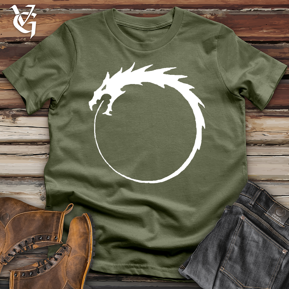Dragon Circle White Softstyle Tee