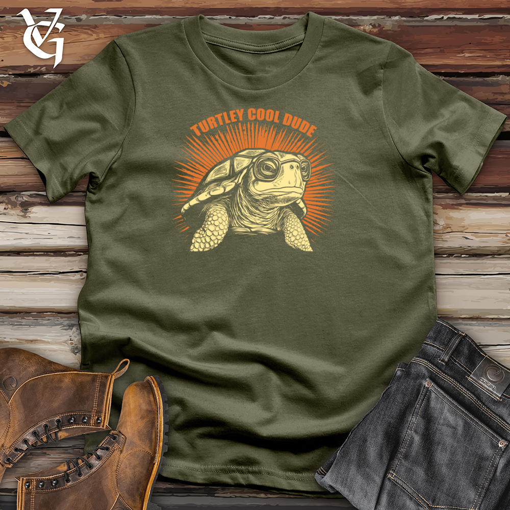 Turtley Cool Dude Cotton Tee