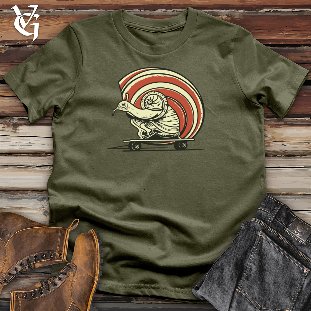 Retro Skate Snail Cotton Tee