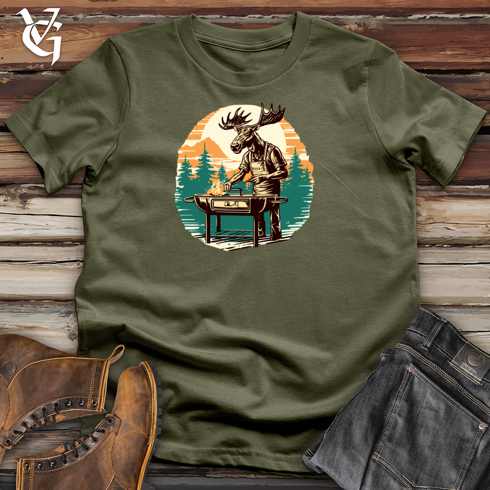 Grilling Bullwinkle Cotton Tee