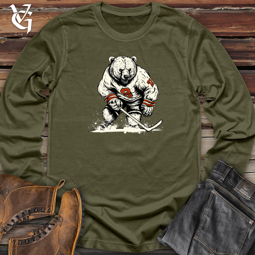 Retro Rink Bruin Long Sleeve