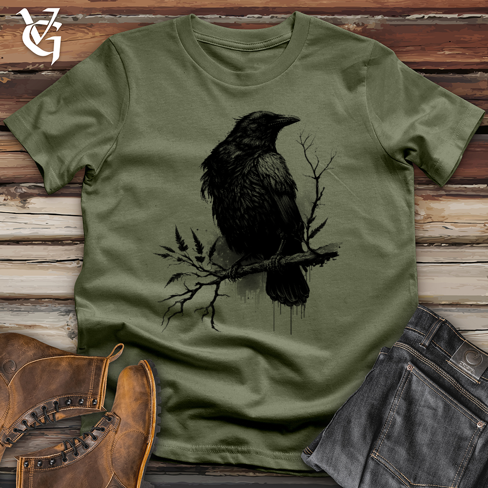 Raven on Branch Softstyle Tee