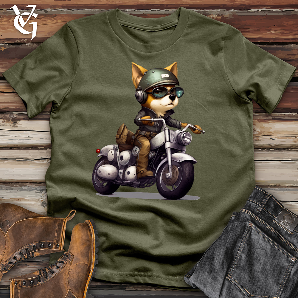 Biker Dog Cotton Tee
