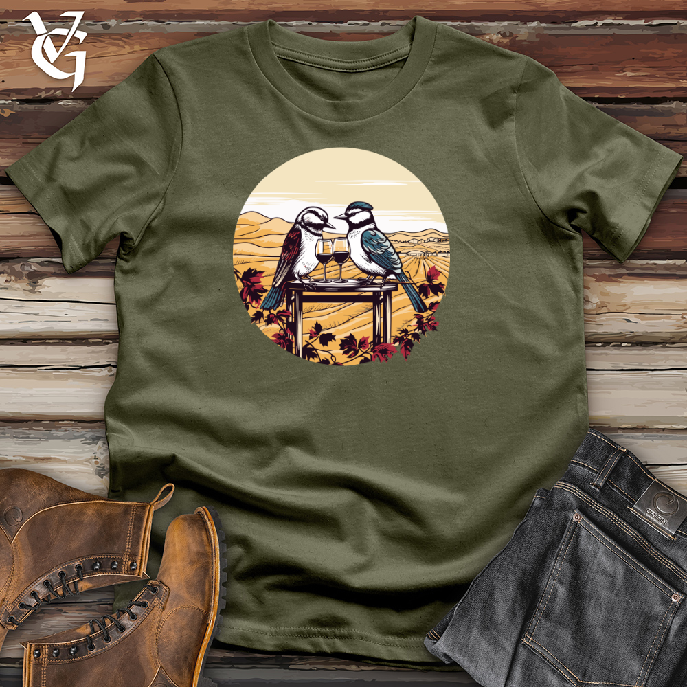 Birds Vineyard Toast Cotton Tee