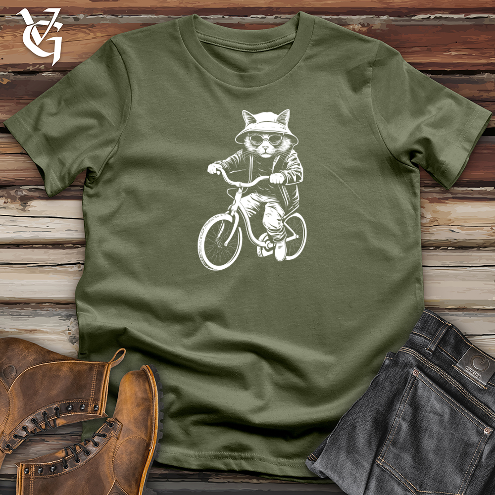 Feline Cycle Whisker Jaunt Adventure Softstyle Tee