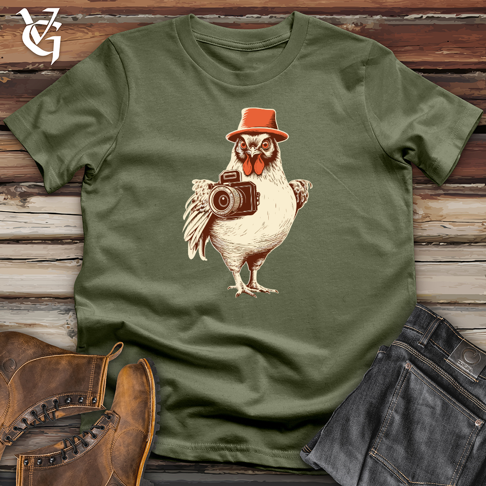 Chicken Capturing Moments Clicks Softstyle Tee