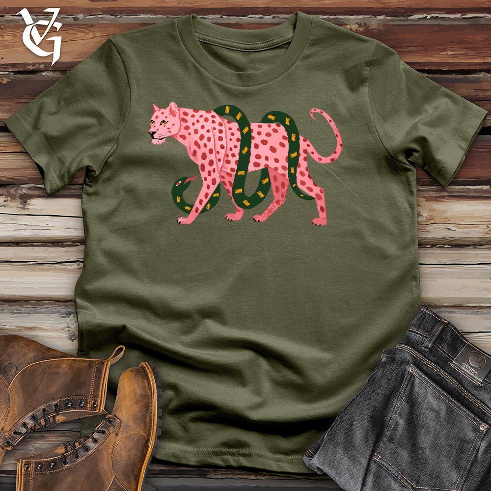 Pink Cheetah Cotton Tee