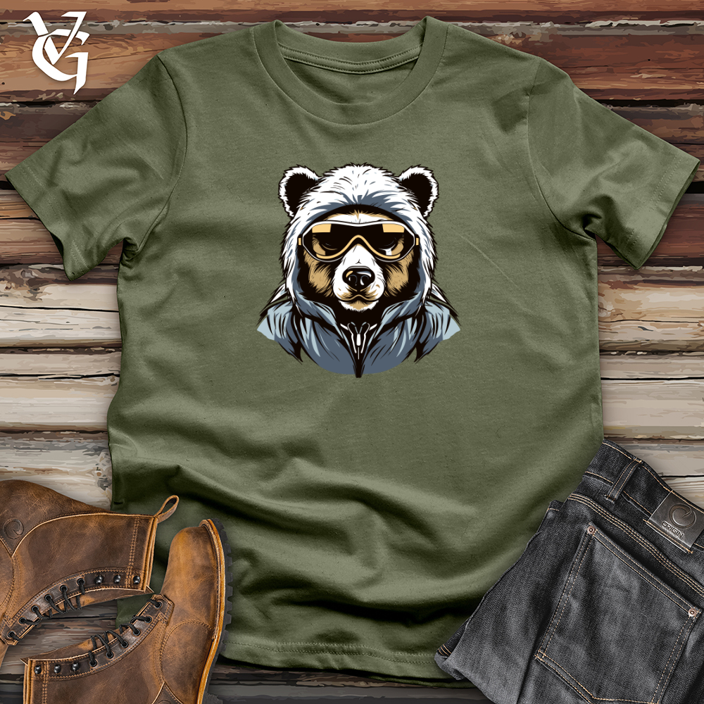 Retro Ski Mask Bear Softstyle Tee