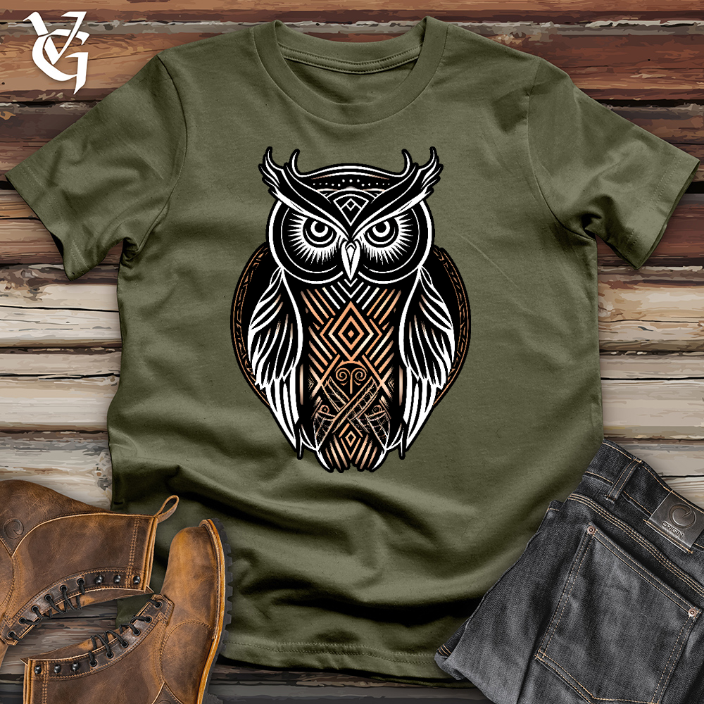 Owl Wisdom Cotton Tee