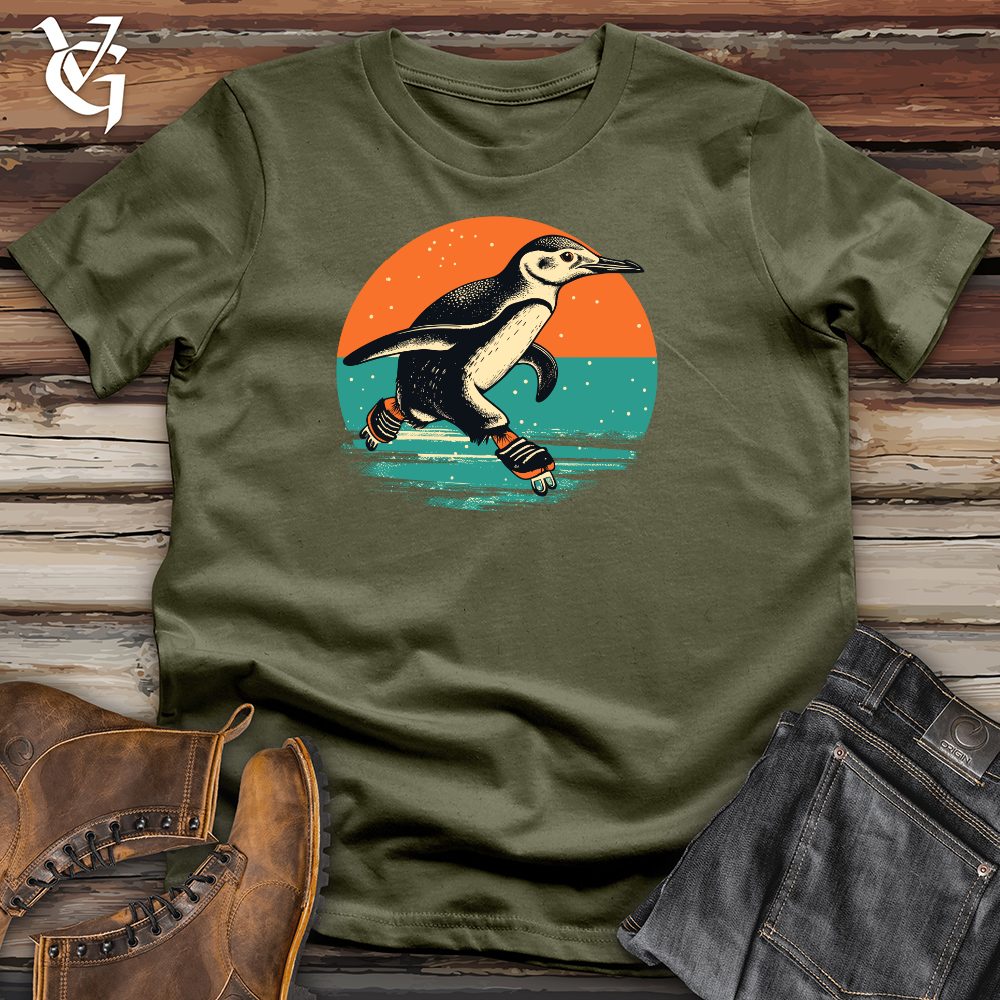 Retro Glide Penguin Cotton Tee