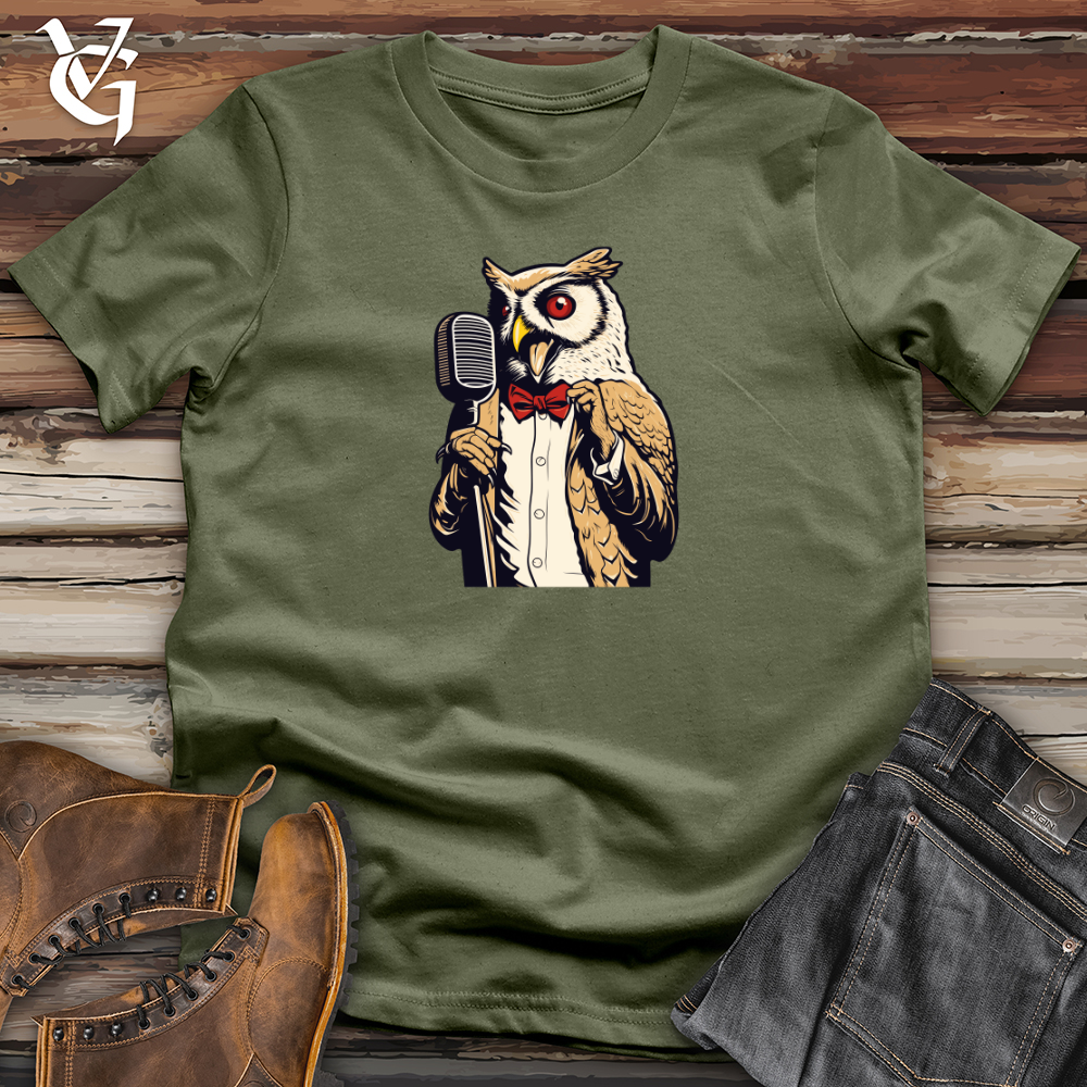 Vintage Melodic Owl 01 Softstyle Tee