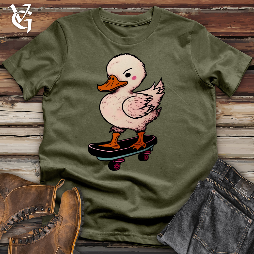 Skateboarding Duck Cotton Tee
