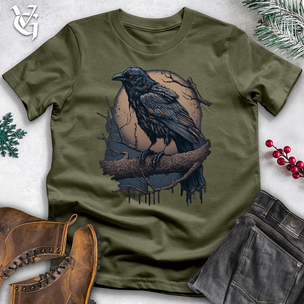 Raven Of The Woods Cotton Tee