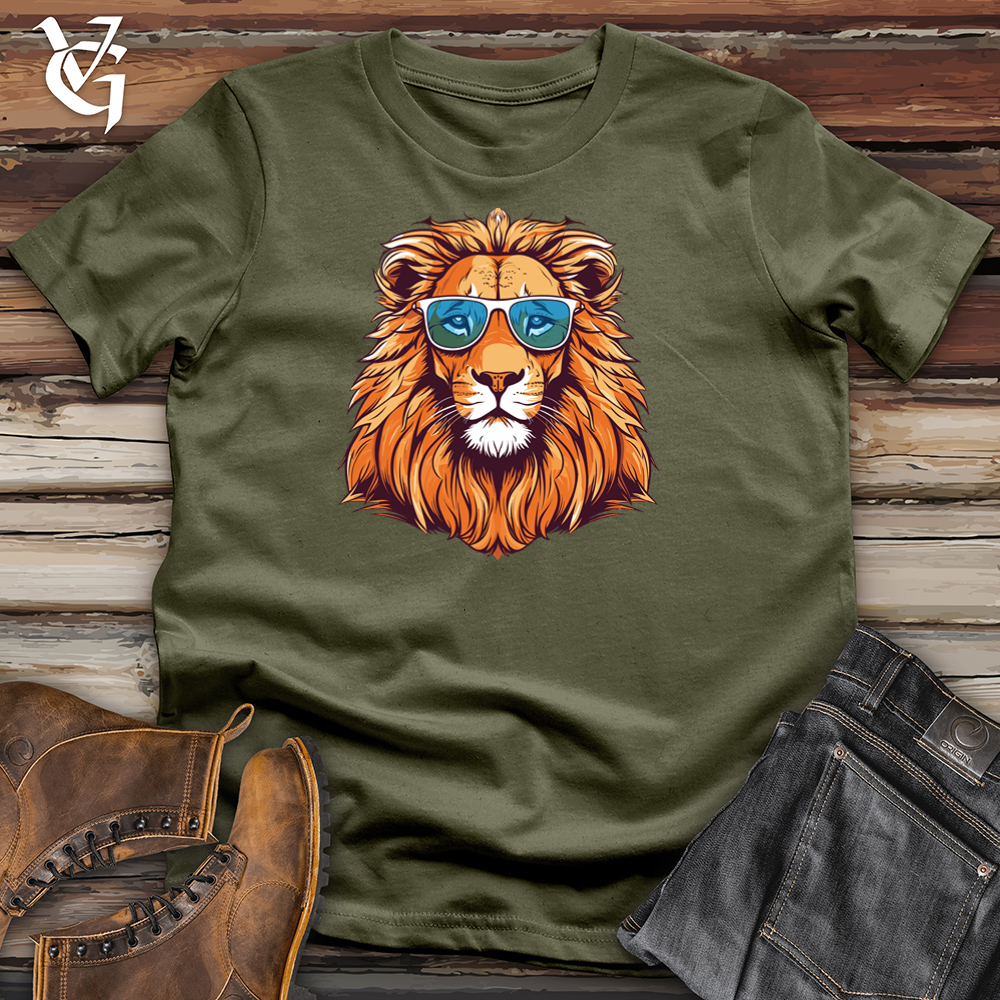 Zenned-out Lion Cotton Tee