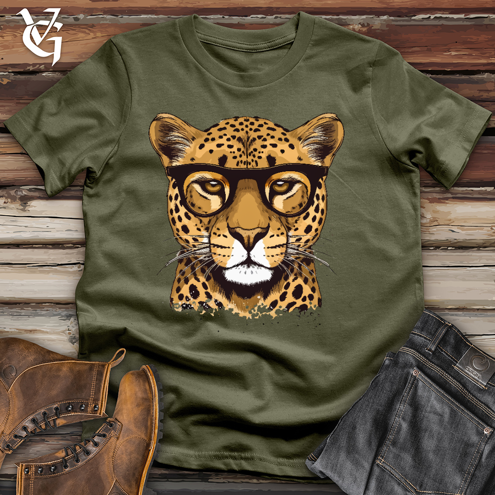 Cheetah Eyeglass Cotton Tee