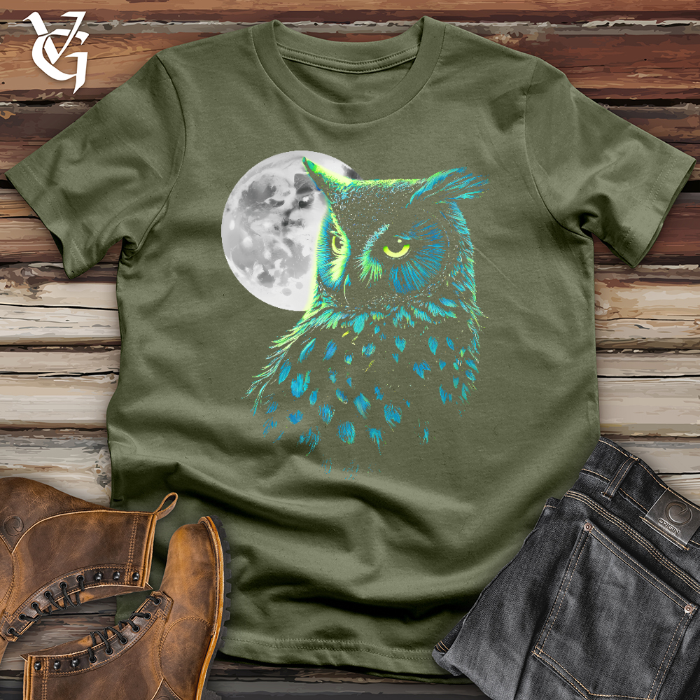 Cosmic Moon Owl Softstyle Tee