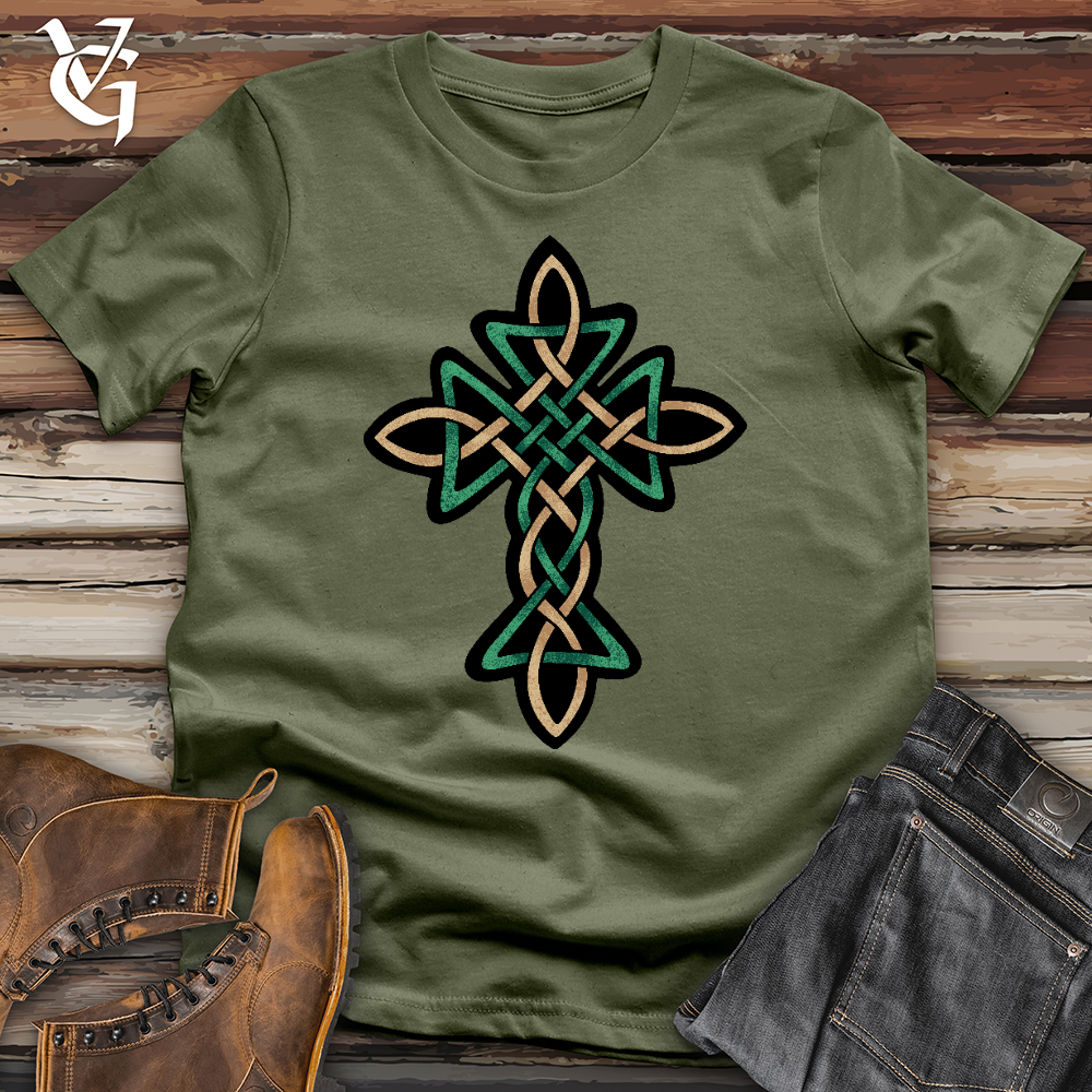 Celtic Golden Cross Softstyle Tee