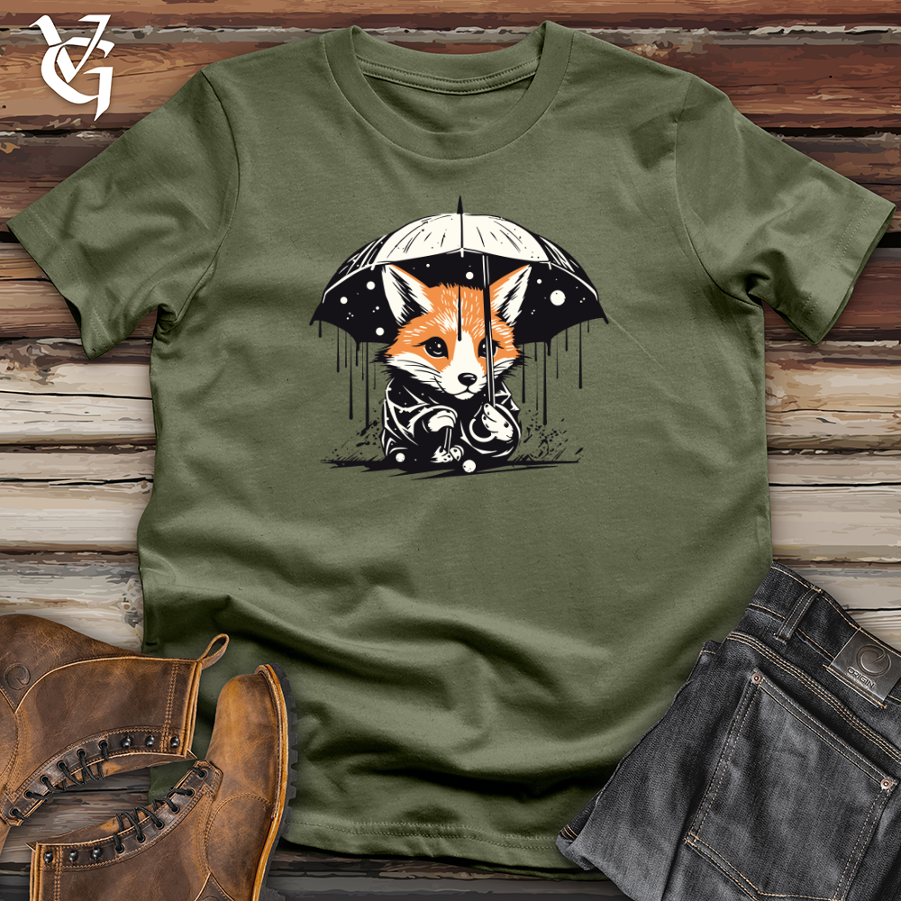 Retro Rainy Fox Softstyle Tee