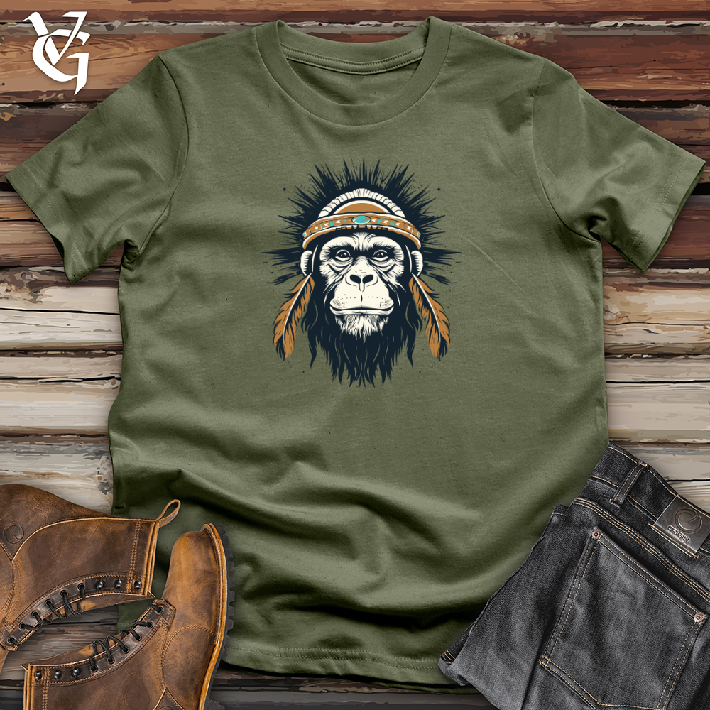 Retro Eskimo Monkey 01 Softstyle Tee