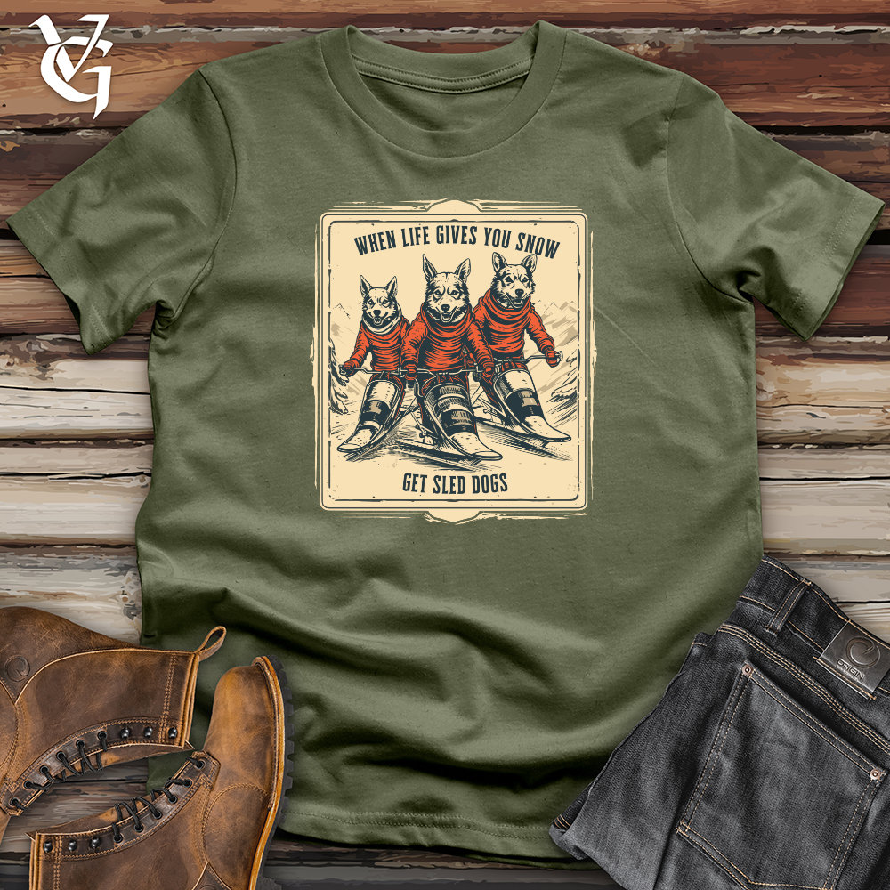 Retro Dog Sled Daredevil Softstyle Tee