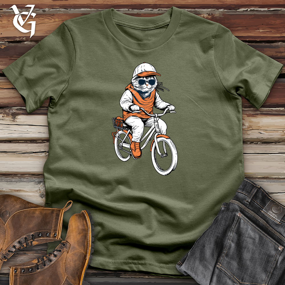 Retro Cycling Cat Softstyle Tee