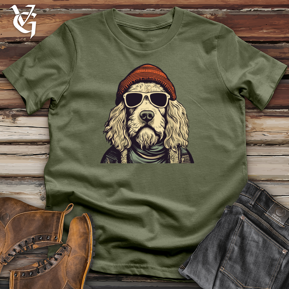 Beanie Rocking Doodle Dog Softstyle Tee