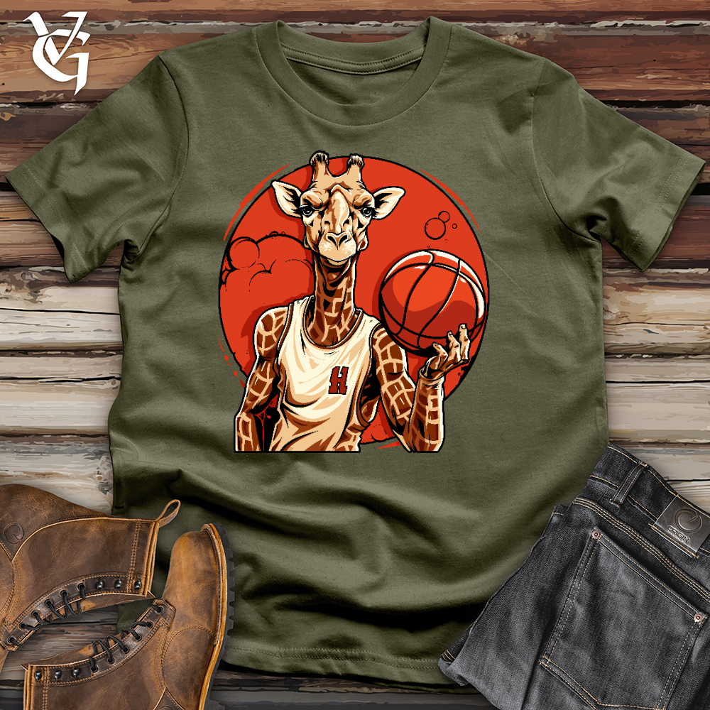 Viking Goods Balling Giraffe Cotton Tee Military Green / L