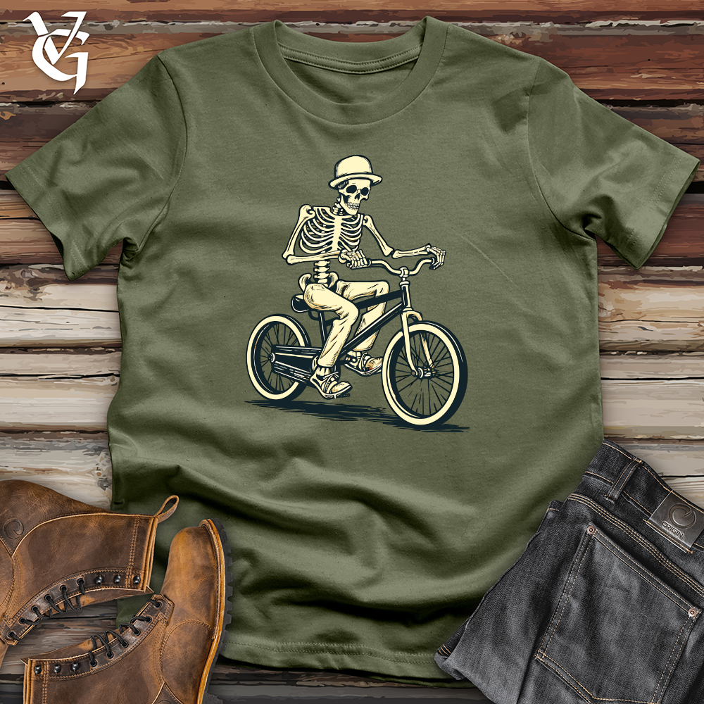 Whimsical Trike Skeleton Softstyle Tee