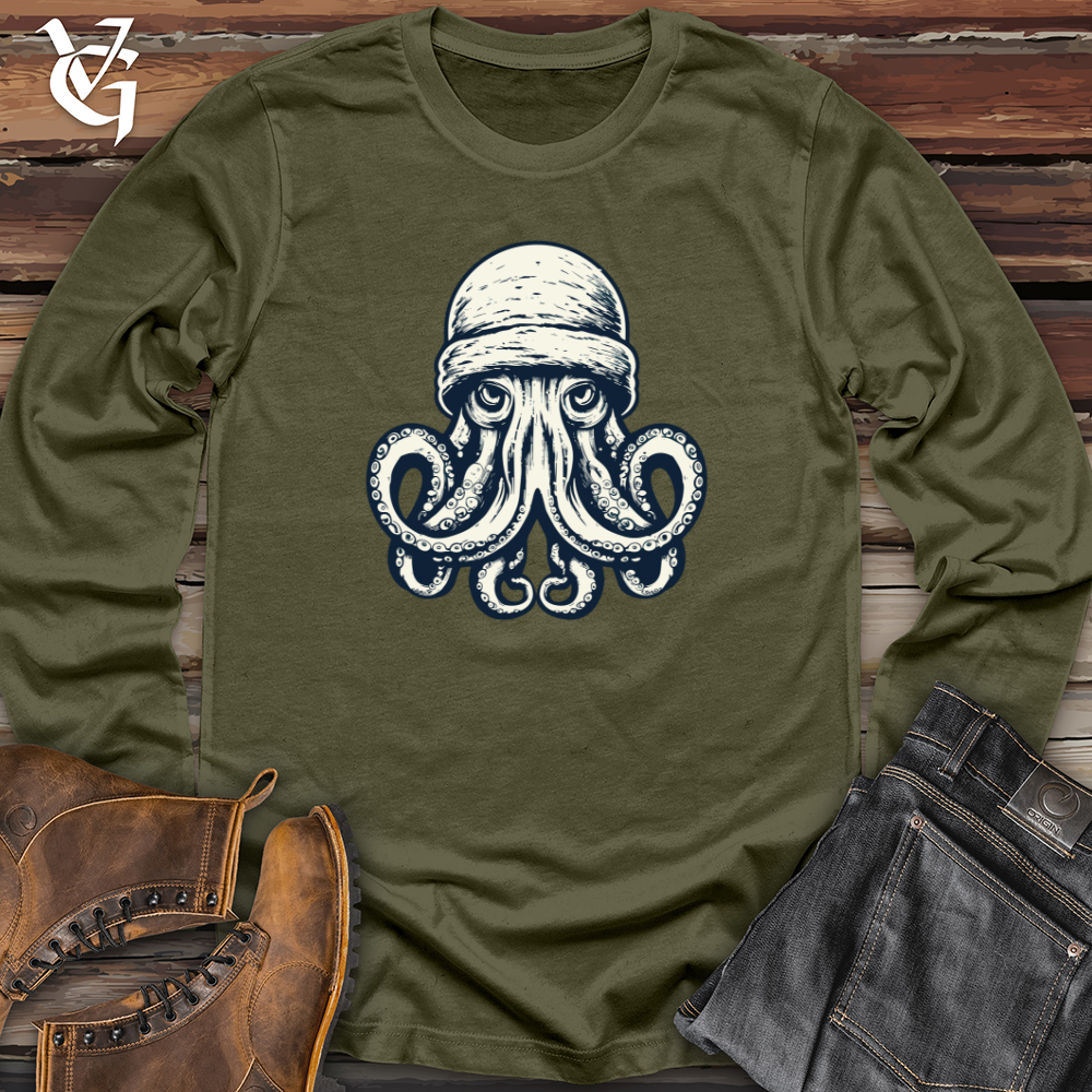 Vintage Snow Hat Octopus Long Sleeve