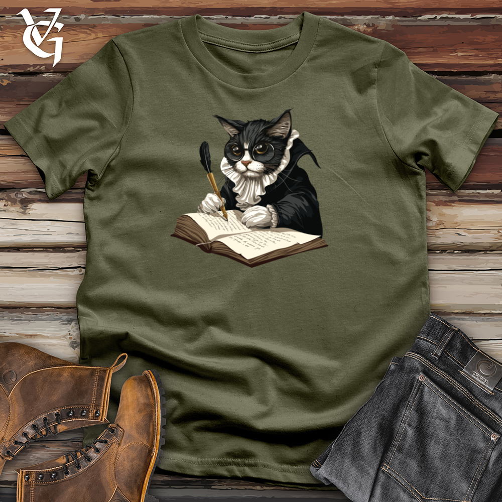 Cat Quill Author Cotton Tee