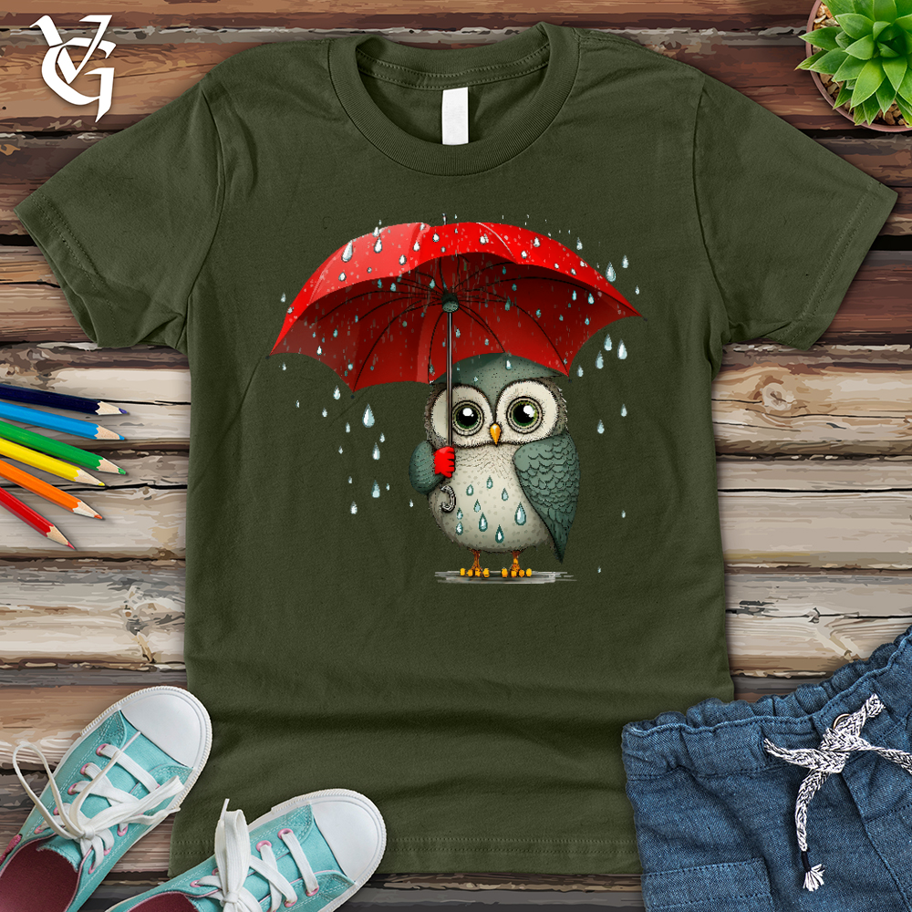 Owl in the Rain Youth Tee