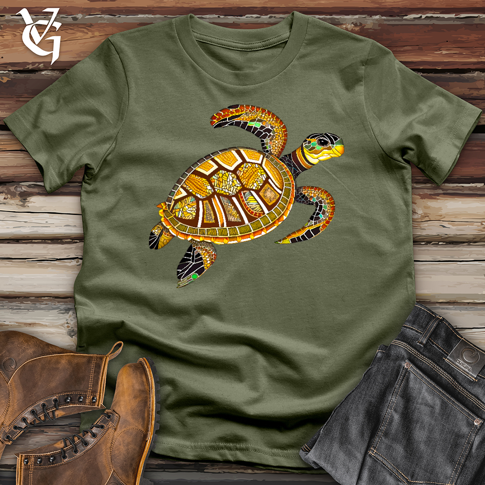 Sea Glass Turtle Softstyle Tee