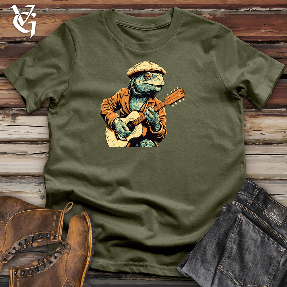 Melodic Reptile Strums Cotton Tee