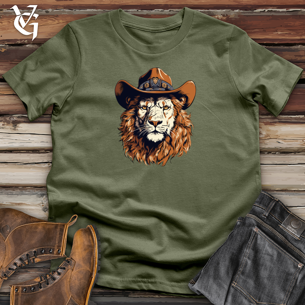 Retro Cowboy Lion 01 Softstyle Tee