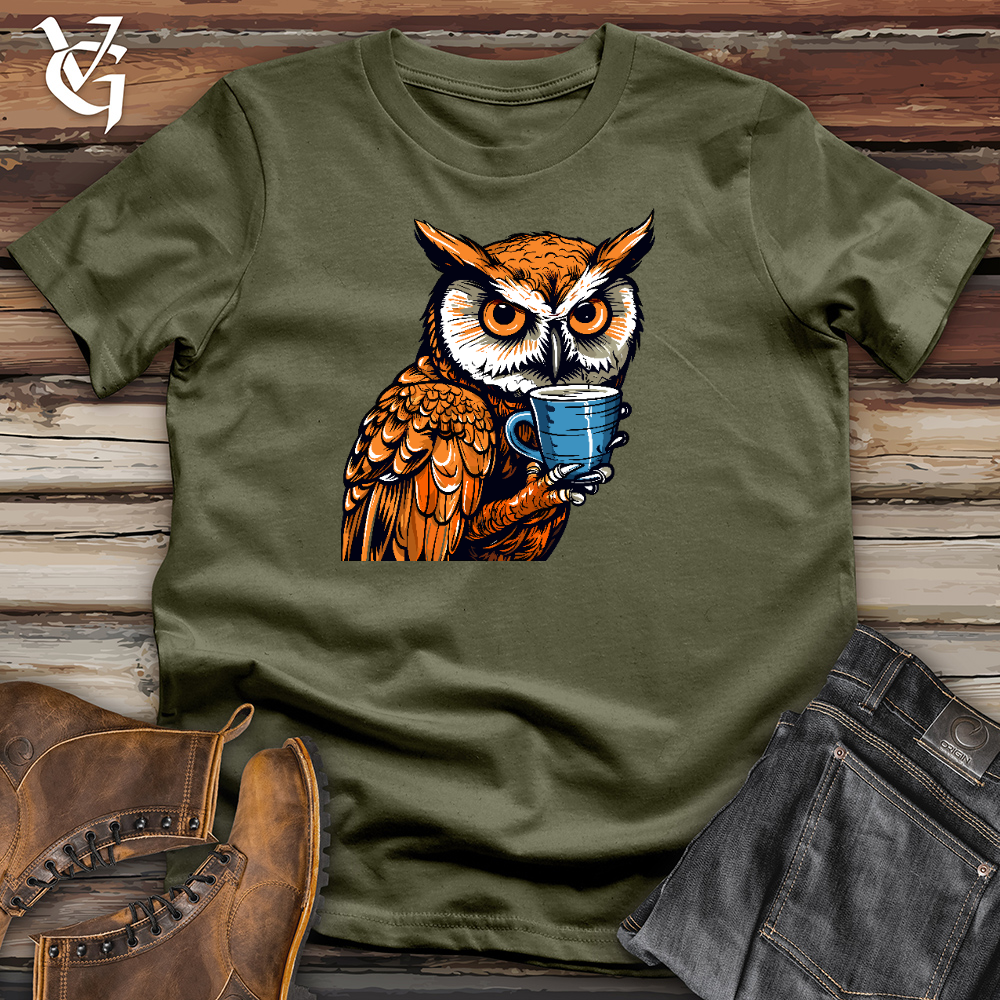 Caffeinated Owl Cotton Tee