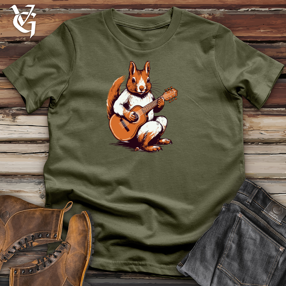 Vintage Guitar Squirrel Cotton Tee