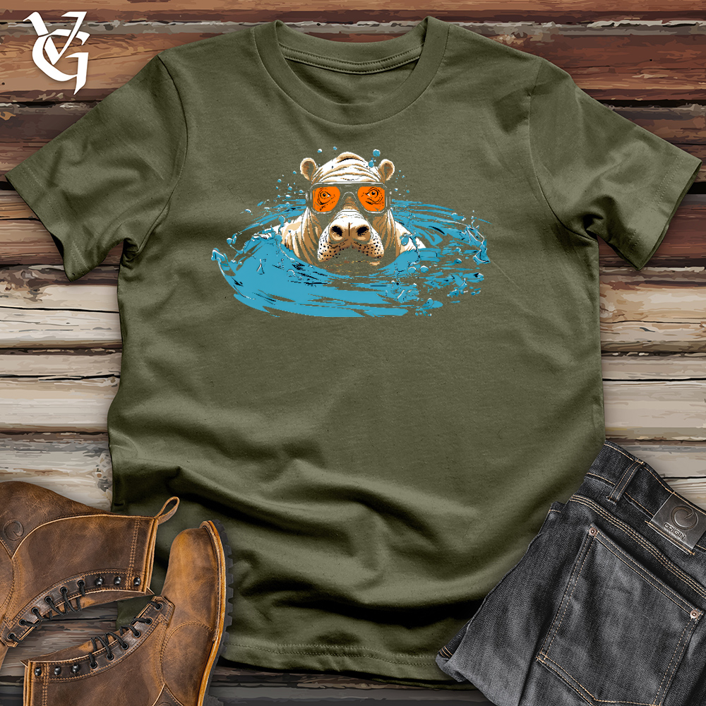 Chillin Hippo Cotton Tee