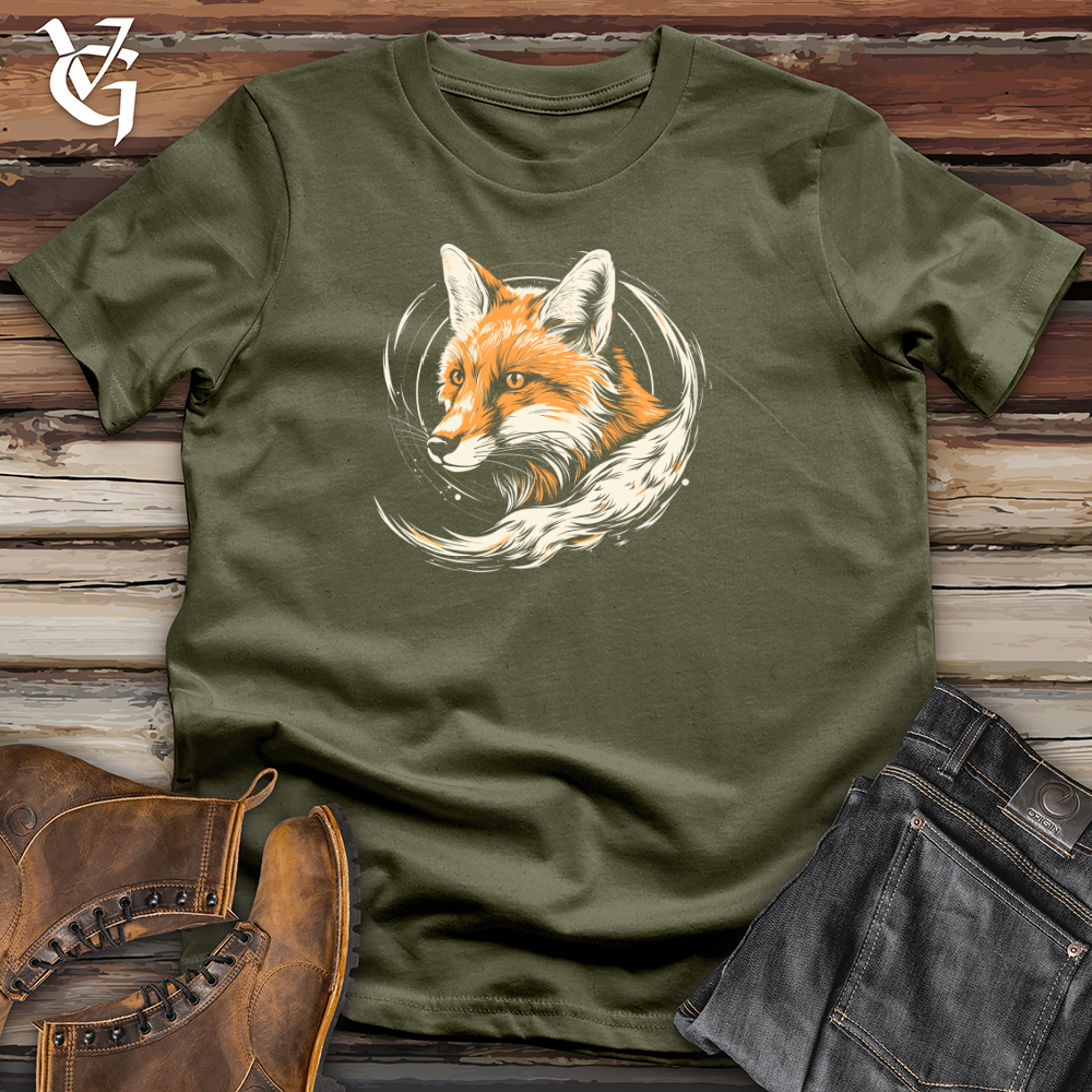 Retro Cosmo Fox Cotton Tee