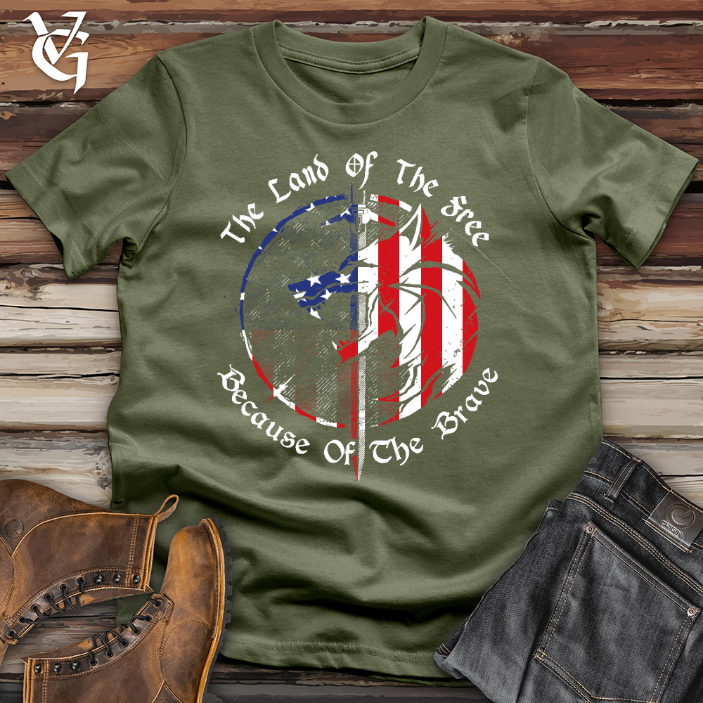 Because of the Brave Wolf Softstyle Tee