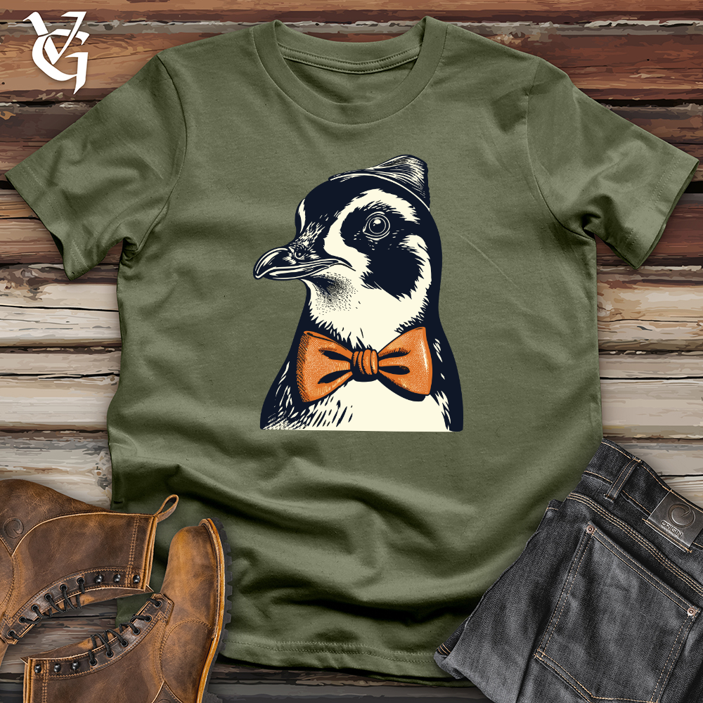 Retro Bow Tie Penguin Softstyle Tee