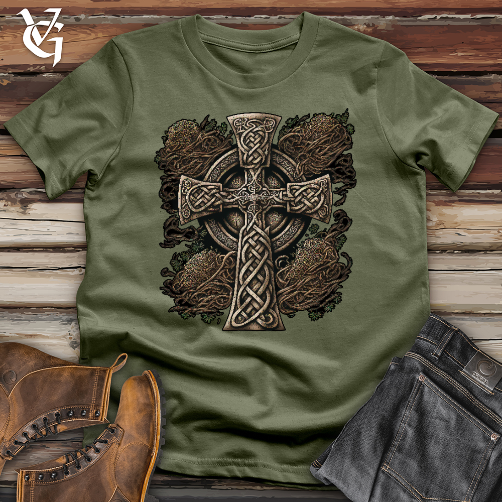Celtic Cross of the Forest Softstyle Tee