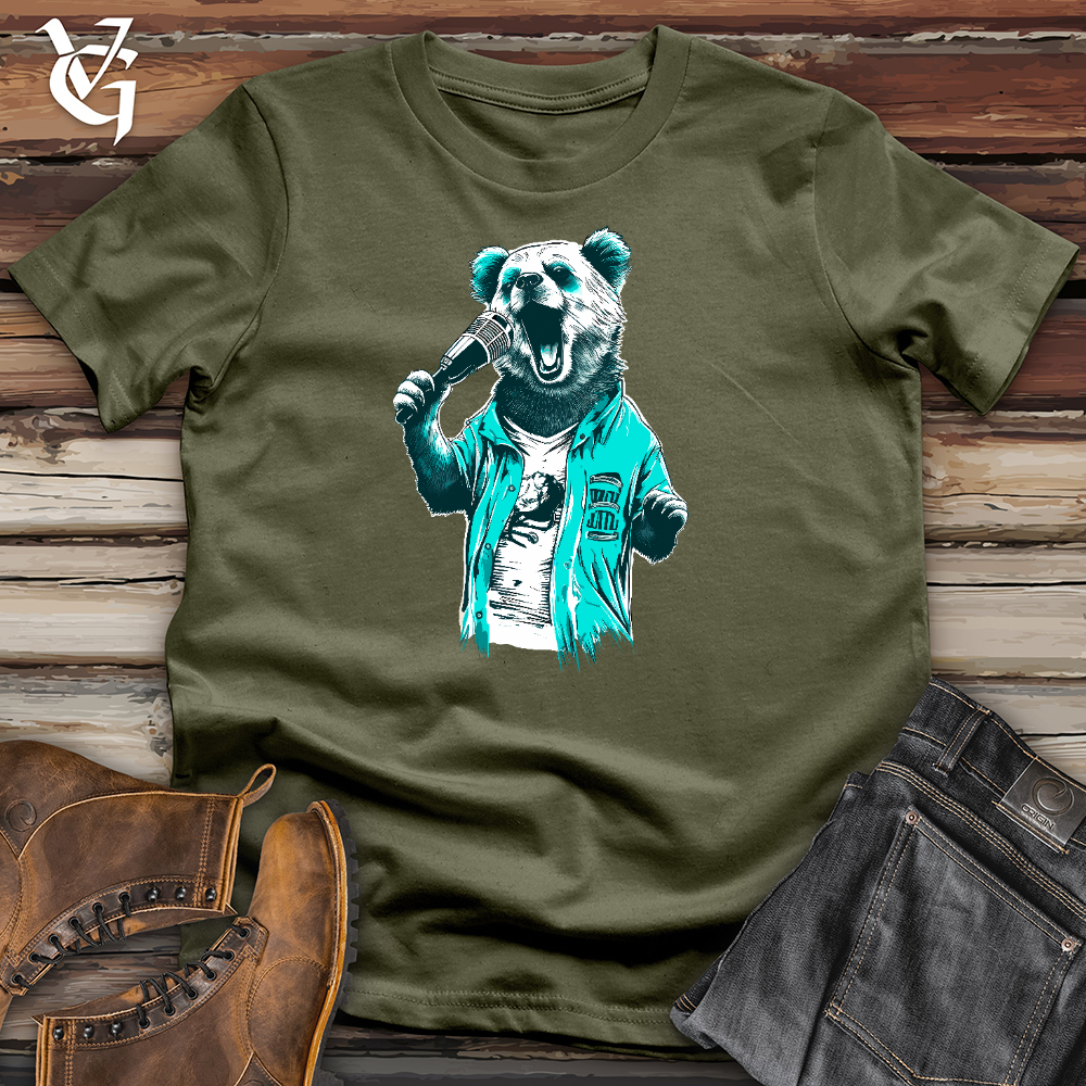 Karaoke Panda Star Cotton Tee