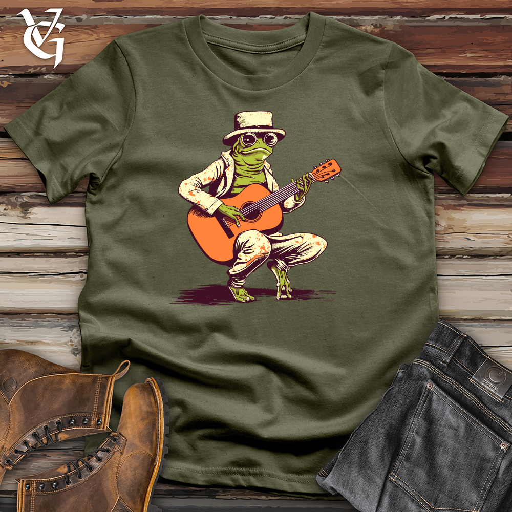 Vintage Guitar Frog Cotton Tee