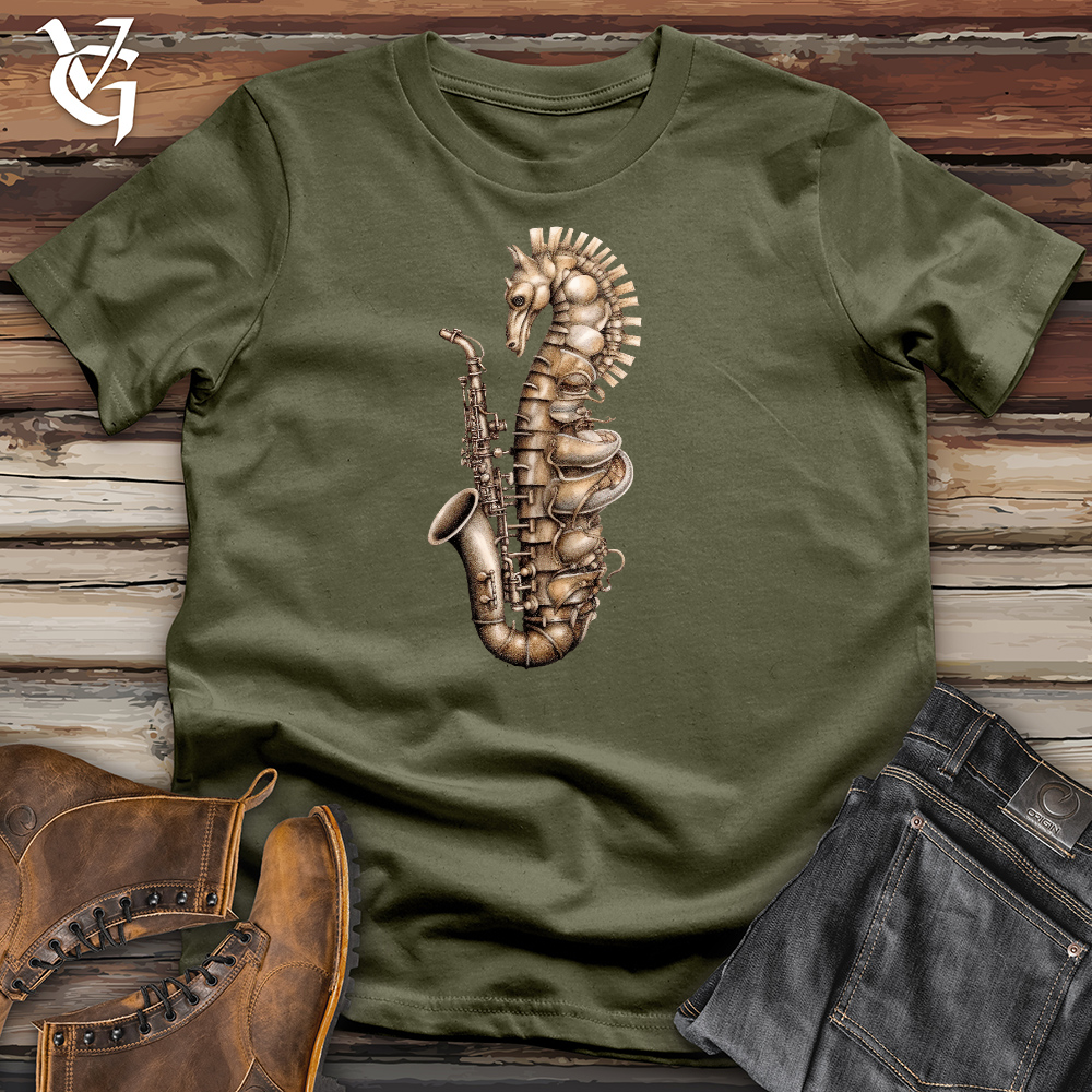 Seahorse Saxophone Cotton Tee