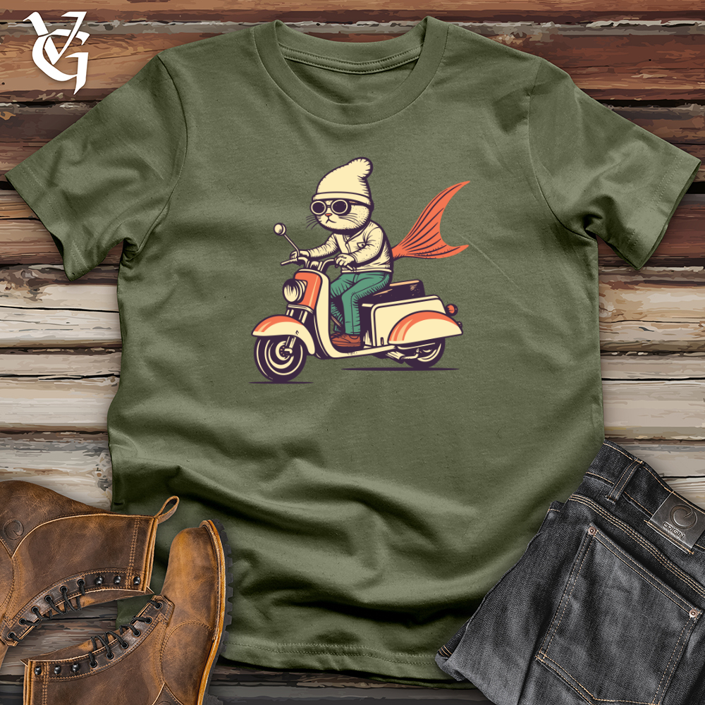 Cat Fish Scooter Adventure Softstyle Tee