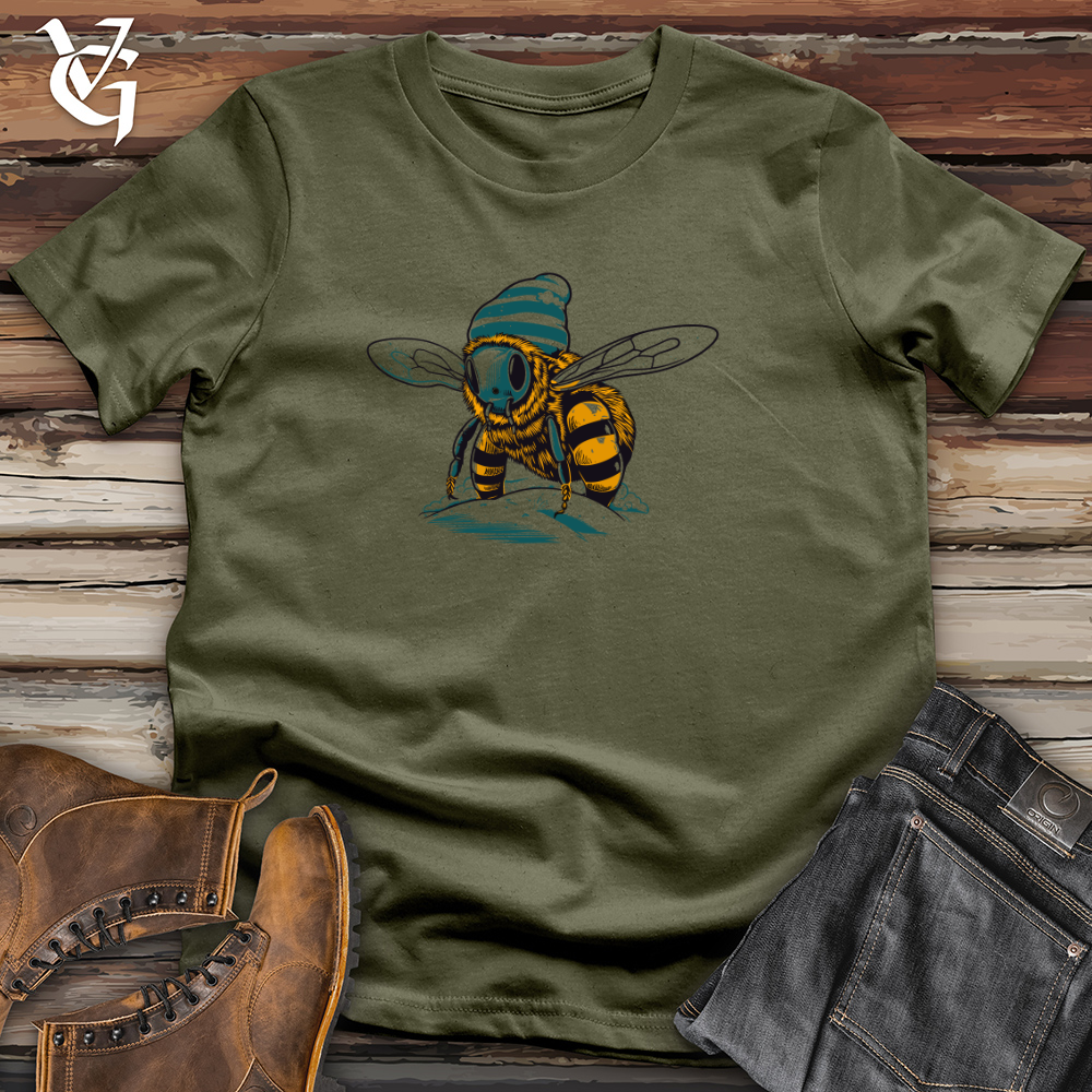 Stylish Beanie Bee Cotton Tee